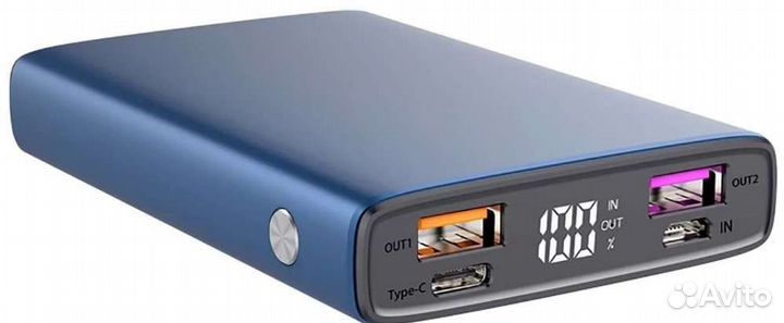 Внешний аккумулятор Power bank новый с быстрой