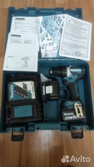 Аккумуляторная дрель-шуруповерт Makita DHP 484