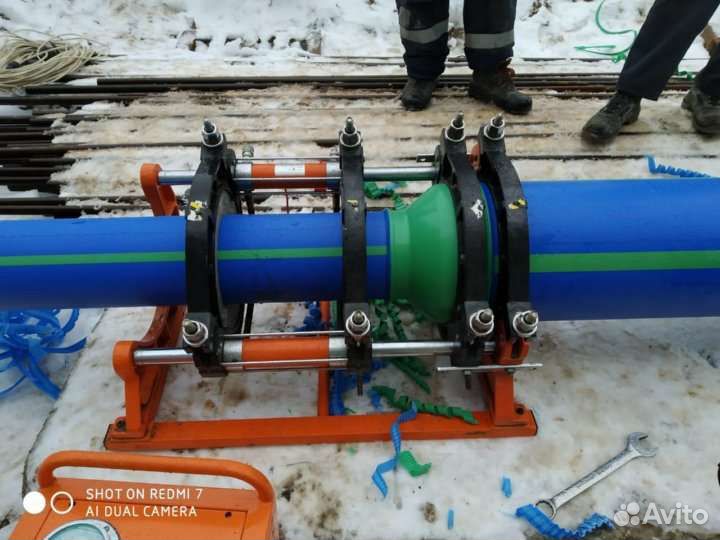 Стыковая и муфтовая сварка пнд труб.монтаж пэ труб