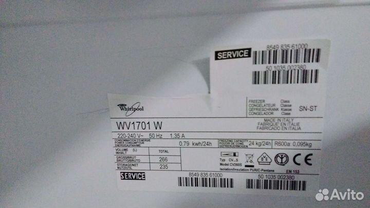 Морозильная камера Whirlpool