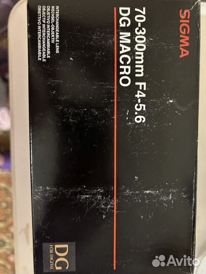 Длиннофокусный/макро обьектив sigma