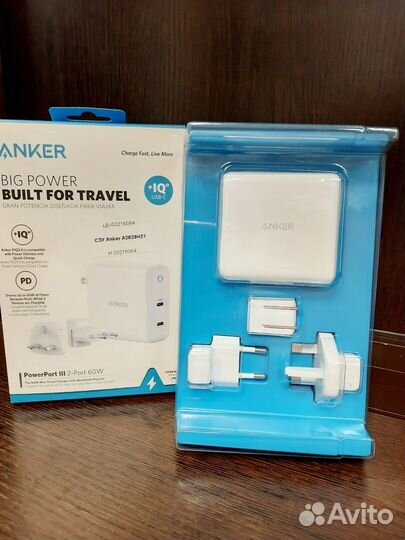 Сетевое зарядное устройство Anker PowerPort Atom I