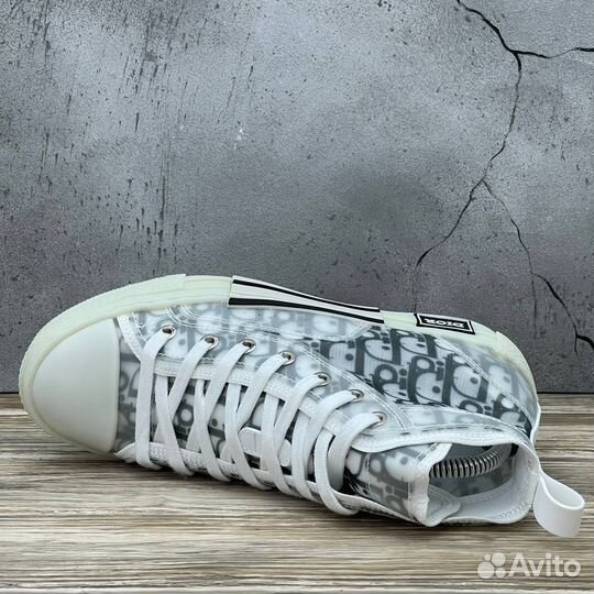 Dior B23 High Top Logo Oblique кеды