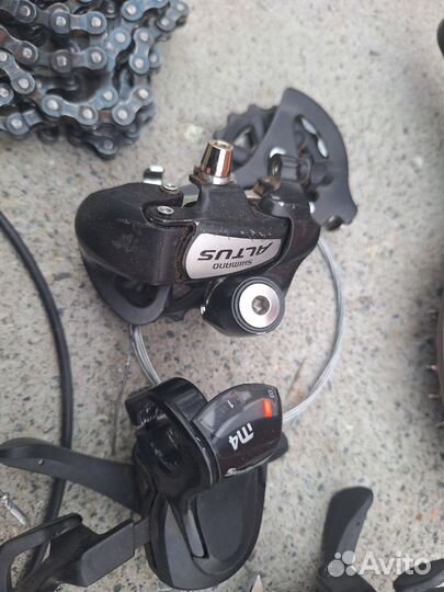 Трансмиссия для велосипеда 3х8,3х9