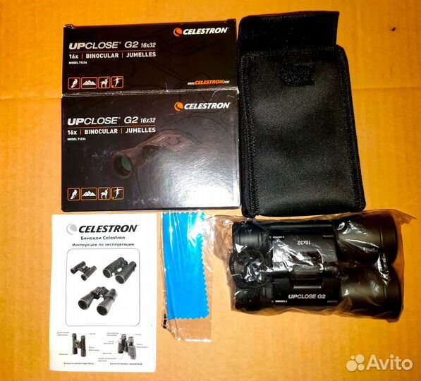 Бинокль celestron upclose G2 16x32 новый