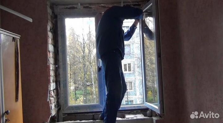 Остекление окон и балконов пвх