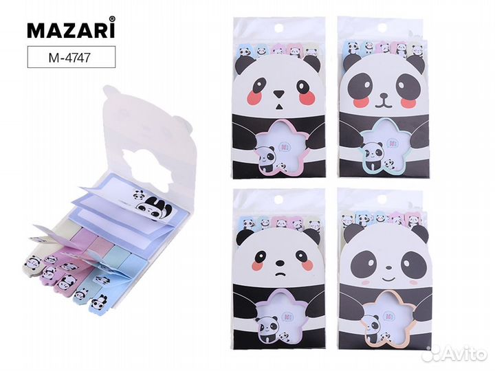 Блоки с липким краем в наборе ассорти М-4747