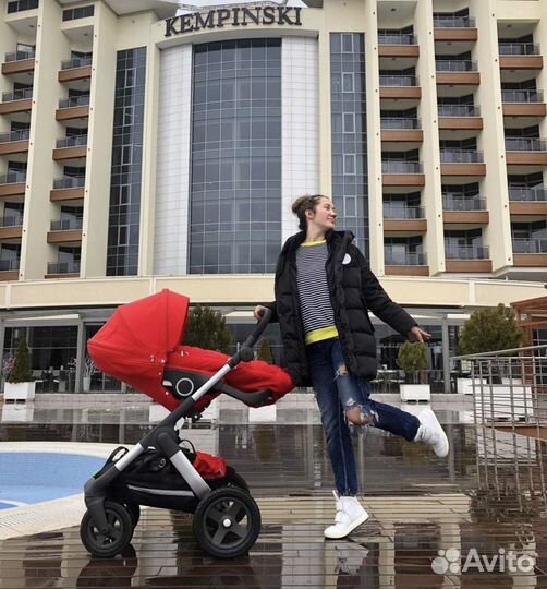 Коляска и все допы stokke trailz