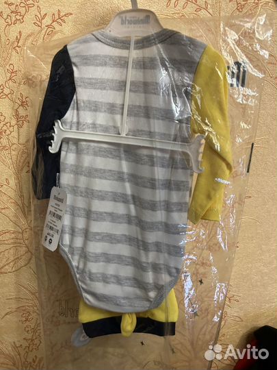 Одежда детская (боди+шапка) 6-9 месяцев 68-74см