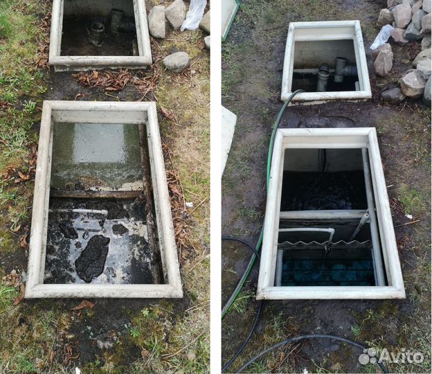 Ремонт и обслуживание септиков. Чистка септика