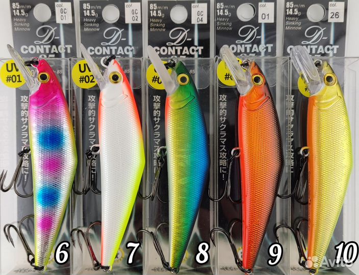 Воблер Smith D-Contact 85, 35 цветов