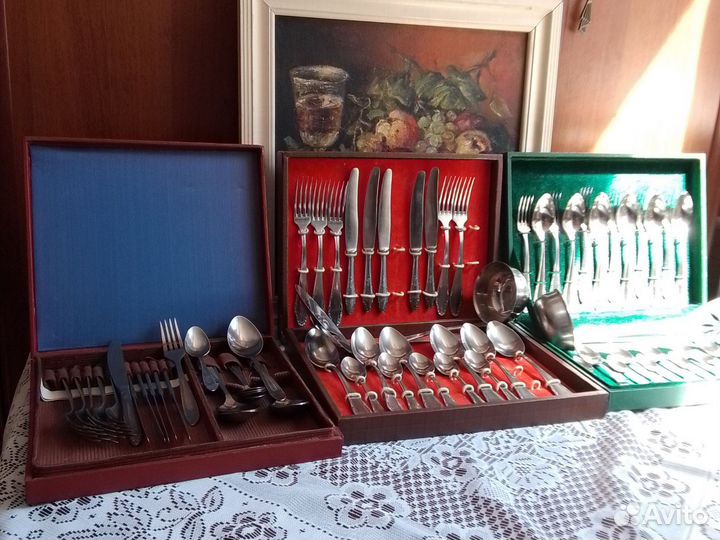 Столовые приборы 60- 70г, нержавейка винтаж