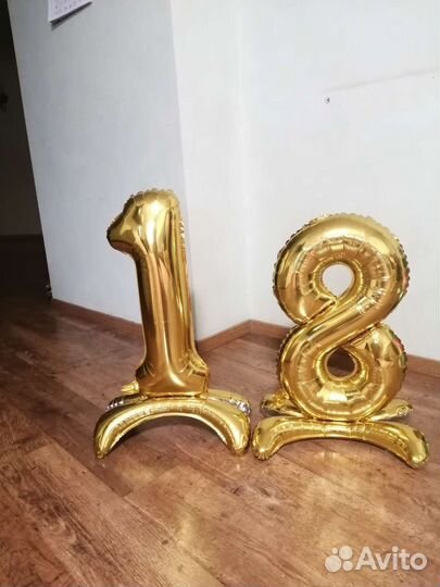 Надувные шары-цифры, 1,8,8