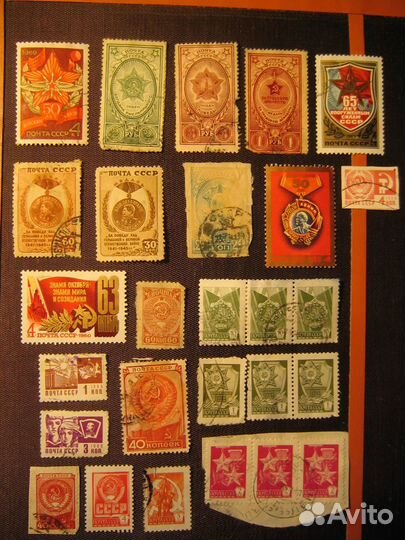 Почтовые марки СССР 10 тематических лотов