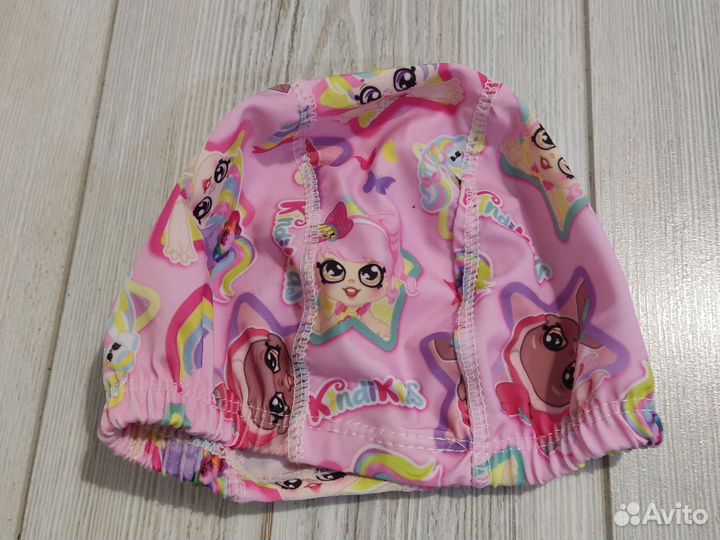 Шапочка для плавания тканевая и очки