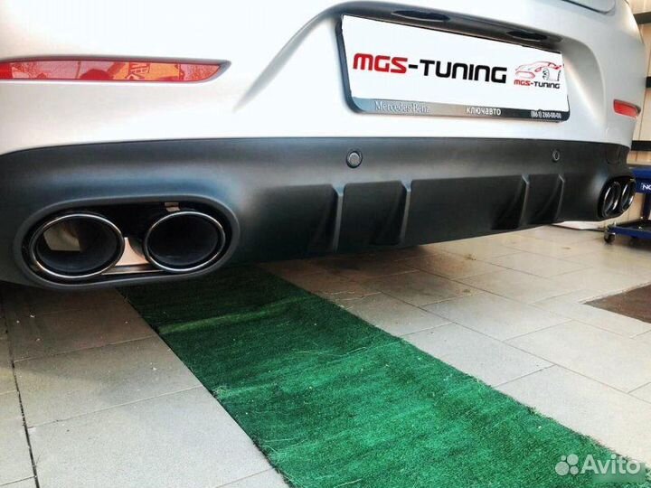 Диффузор + Black насадки CLS 53AMG C257