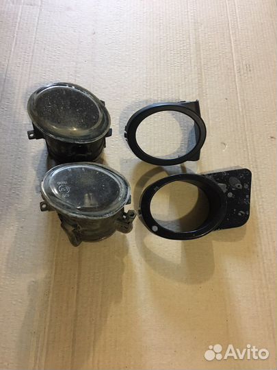 Противотуманки BMW 5 e39 м-бампера с рамками