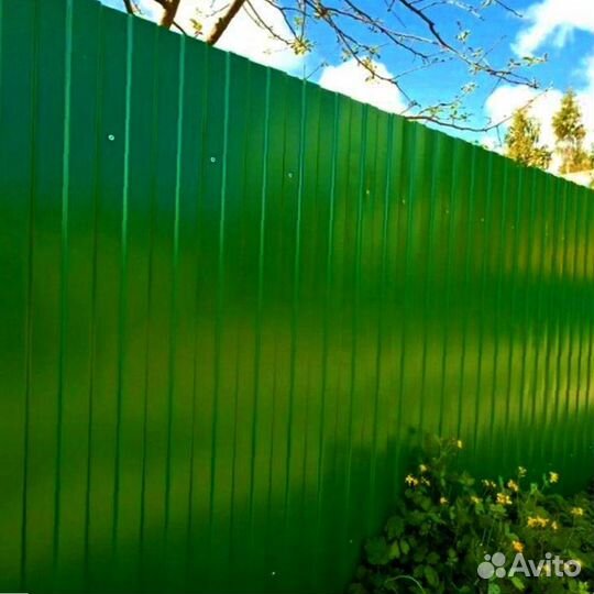 Забор из профнастила