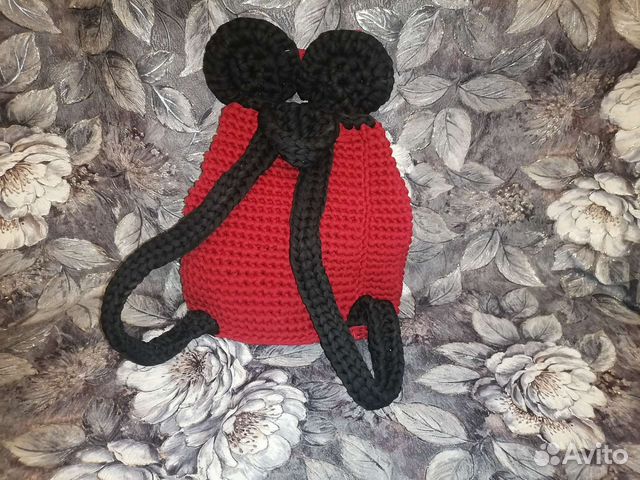 Вязанный рюкзак