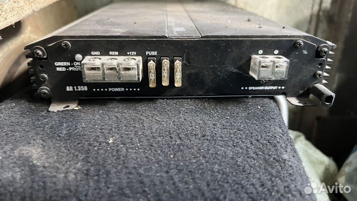 Сабвуфер и усилитель моноблок