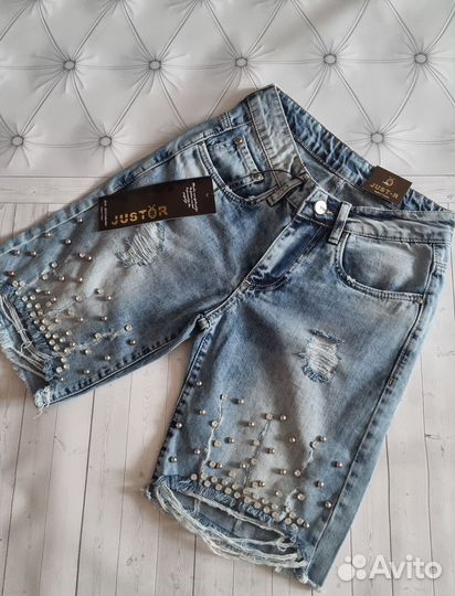 Шорты жен джинс новые-Турция