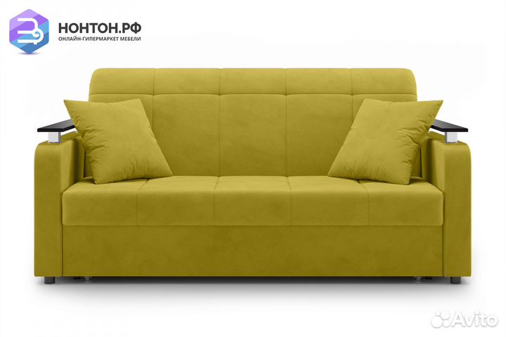 Диван аккордеон Остин горчичный