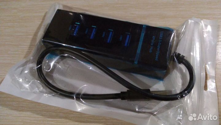 USB-хаб на 4 порта (в упаковке)