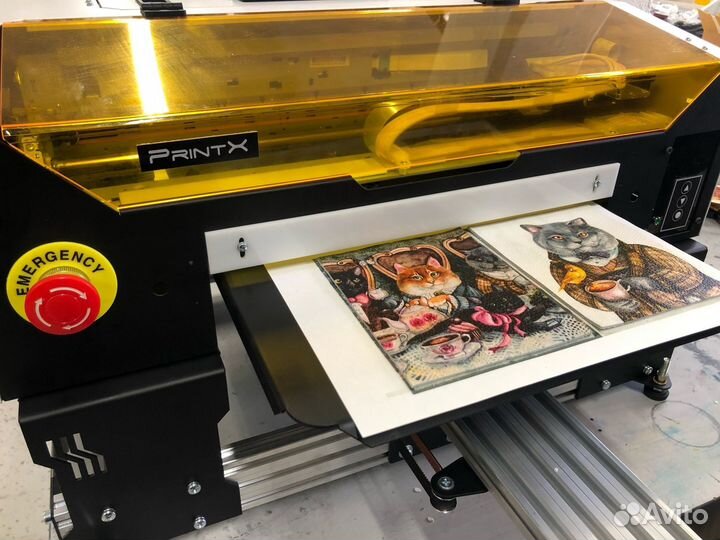 Ультрафиолетовый уф принтер формата А3 PrintX