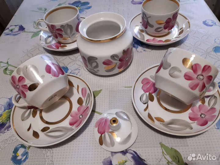 Чайный сервиз вербилки СССР