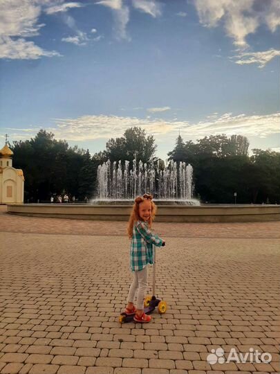 Самокат детский трехколесный