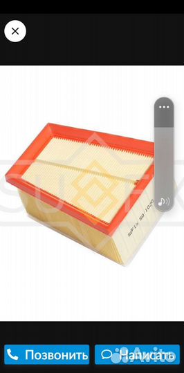 Воздушный фильтр Renault Logan / Sandero /Almera