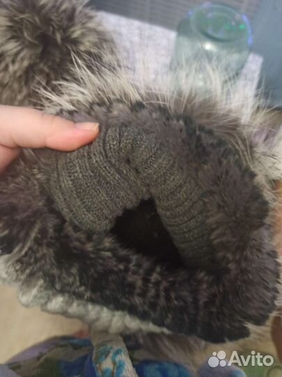 Шапка натуральный мех