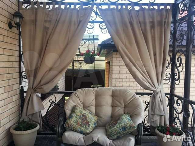 Уличные шторы для беседок и террас. Артикул 003