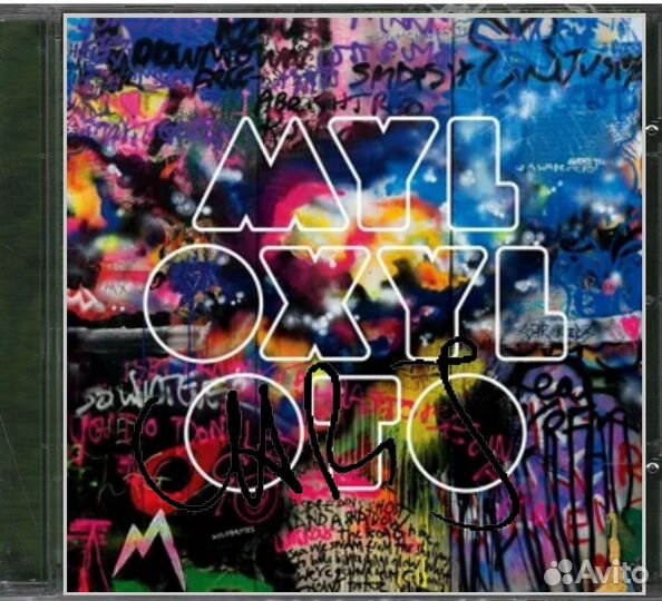 Диск CD Coldplay, Paramore с автографом