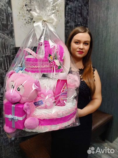 Торт из памперсов (подгузников )