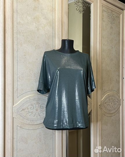 Туника футболка-топ с накатом, Франция, р.50,52,54