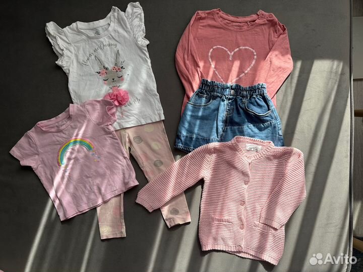 Пакет фирменных вещей для девочки 92-98