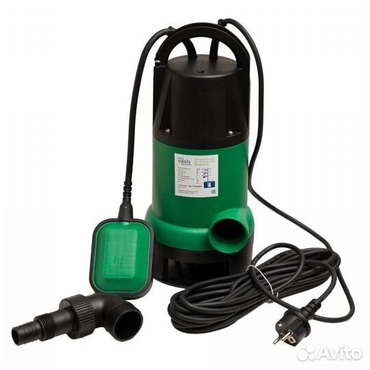 Насос погружной oasis DN 250-10 дренажный 880 Вт