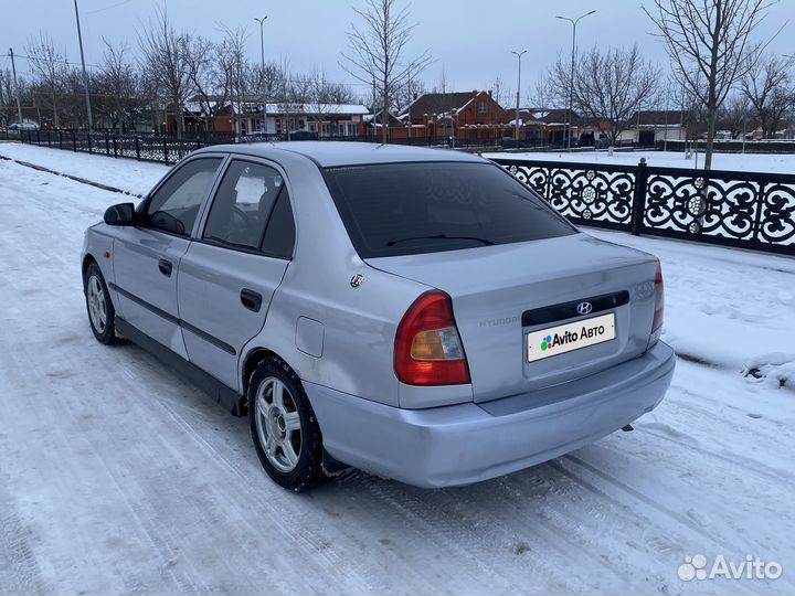 Hyundai Accent 1.5 МТ, 2005, 258 777 км
