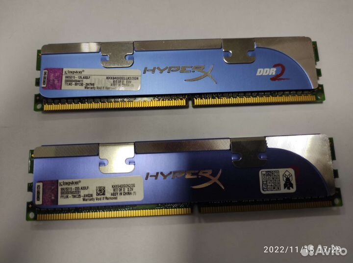 Опер. память Kingston HyperX khx6400d2llk2/2GN
