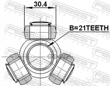 Трипод ford focus C-MAX CAP 2003-2007 EU/21*30.4