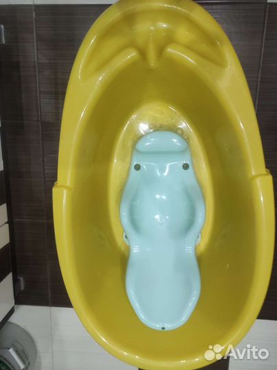 Ванночка,горка и круг на шею для купания