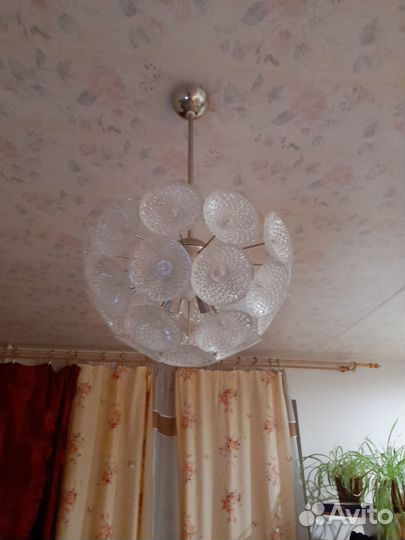 Люстра потолочная СССР одуванчик