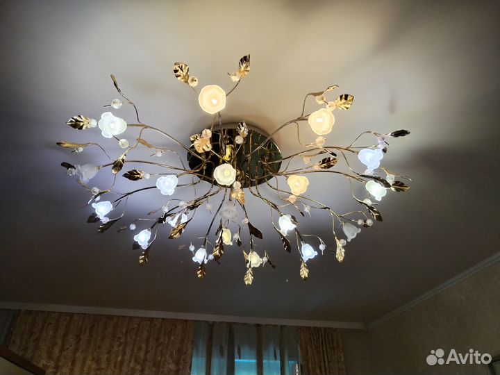 Люстра потолочная светодиодная бу