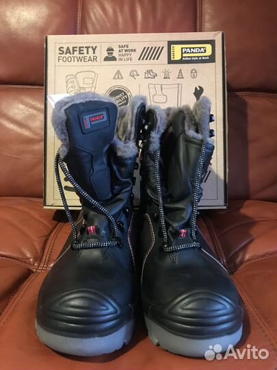 Ботинки высокие panda С натуральным мехом