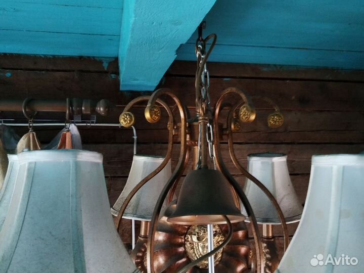 Люстра потолочная подвесная бу