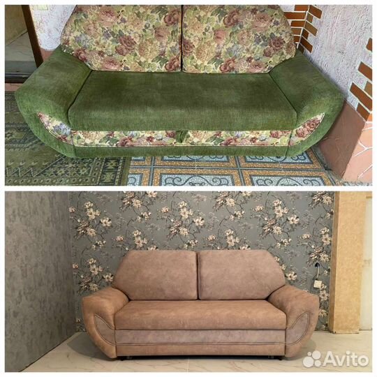 Перетяжка ремонт мягкой мебели