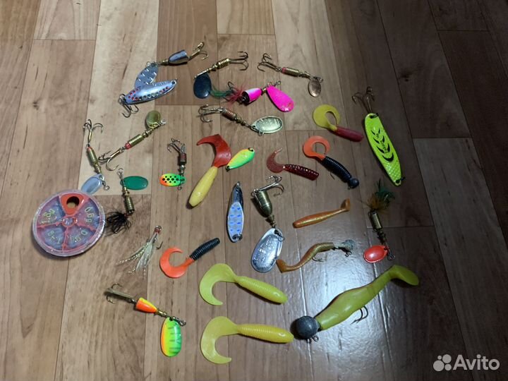 Силиконовые приманки и блесна