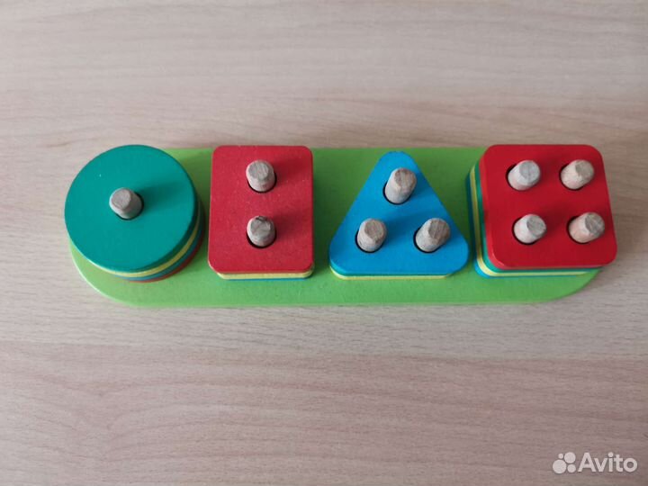 Деревянный сортер геометрические фигуры