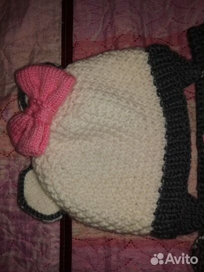 Комплект шапка, шарф
